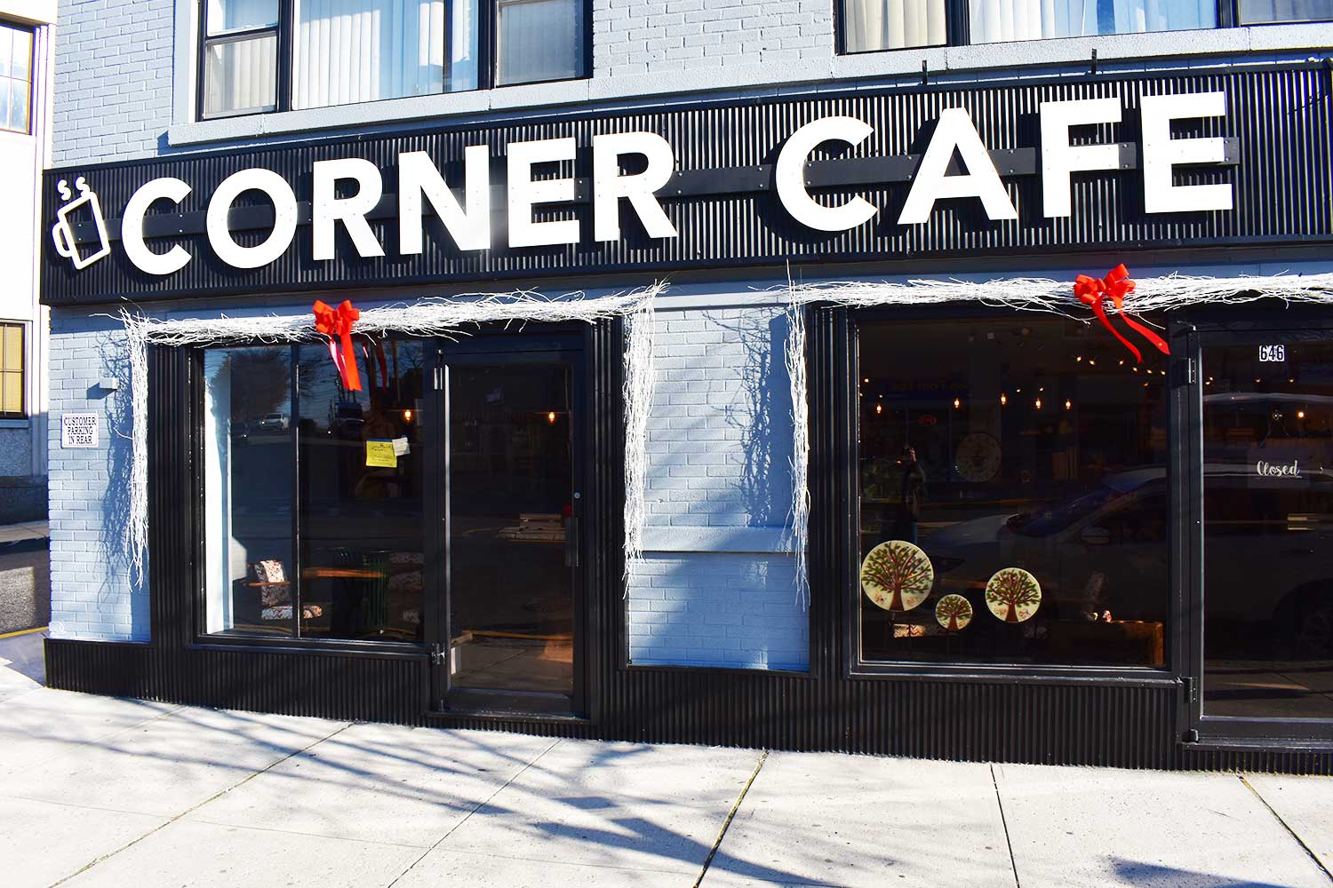Corner Cafe Outside